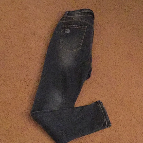WAX JEAN high rise distressed denim jeans - Picture 5 of 7